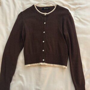 Olivaceous Brown Cardigan